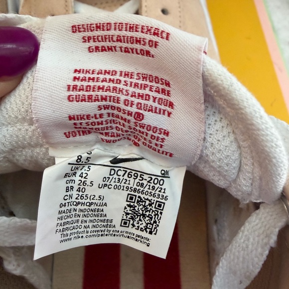 Nike SB Zoom Blazer Low Pro Grant Taylor Bio Beige size 8.5 - Picture 9 of 13